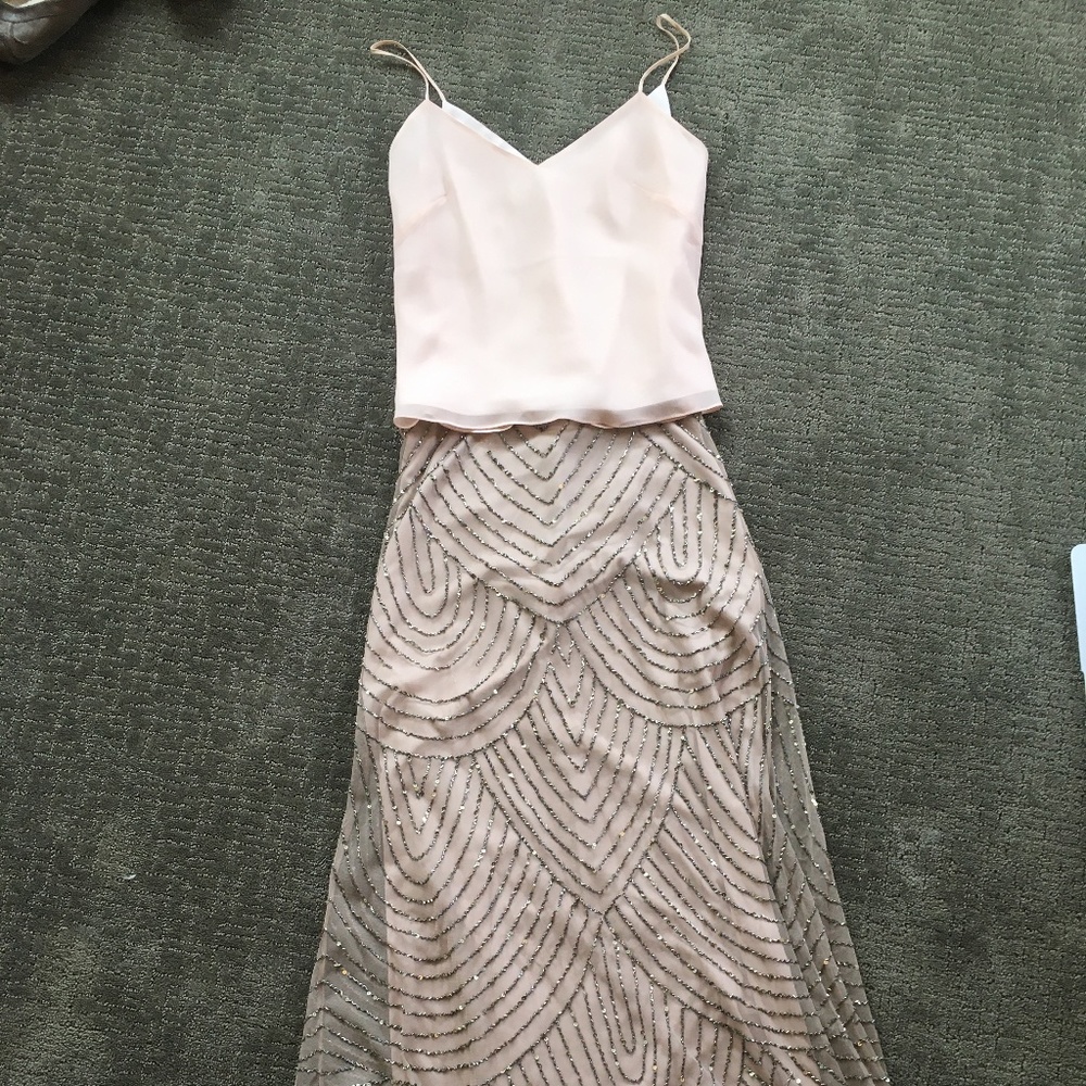 Anthropologie Women's Long Wedding Skirt and Top